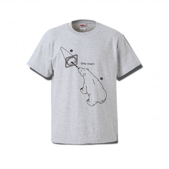 安全マニュアルTシャツ アッシュ