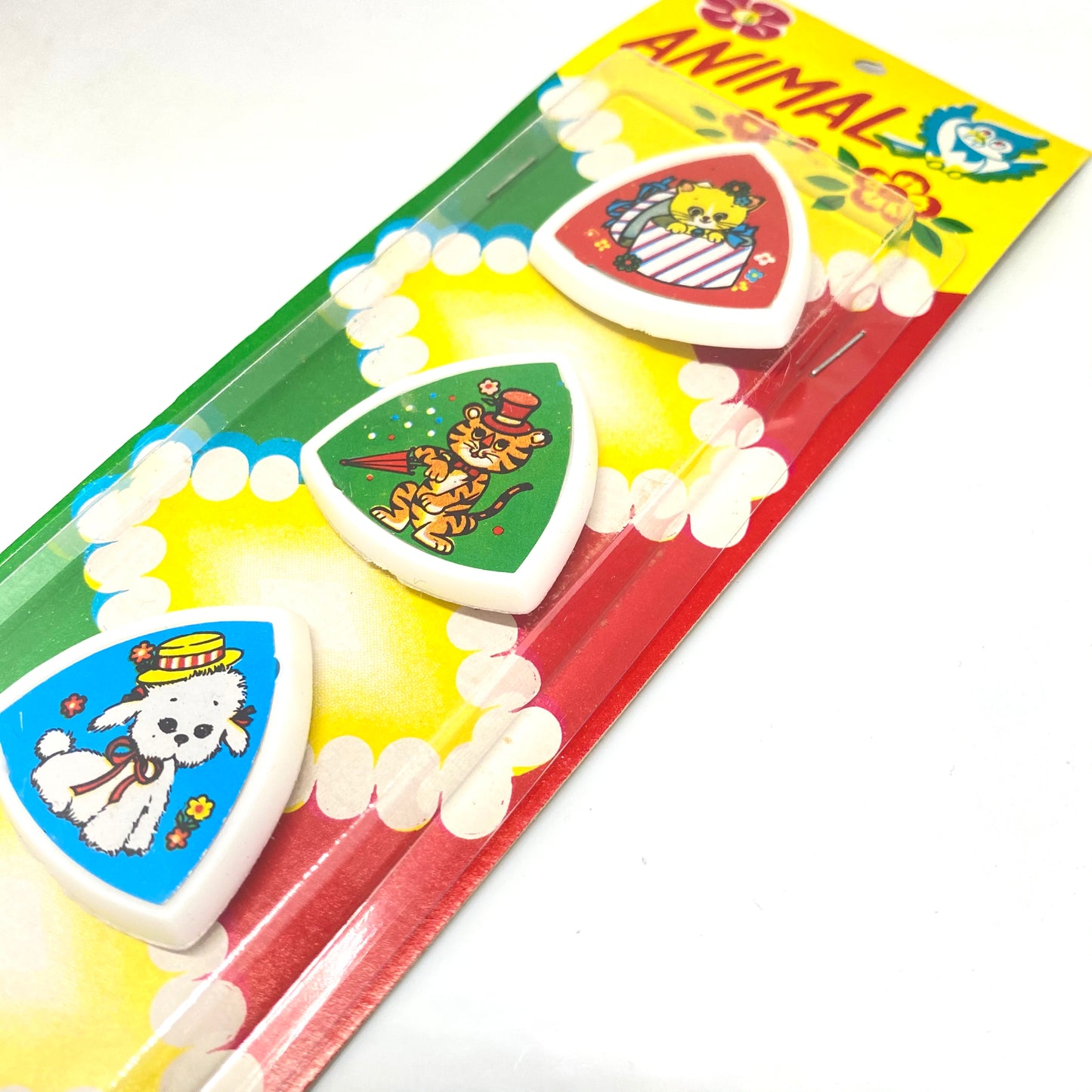 アニマルさんかくバッジ